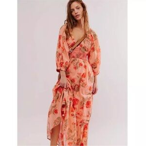 *NWOT* Free people Golden Hour Maxi Dress